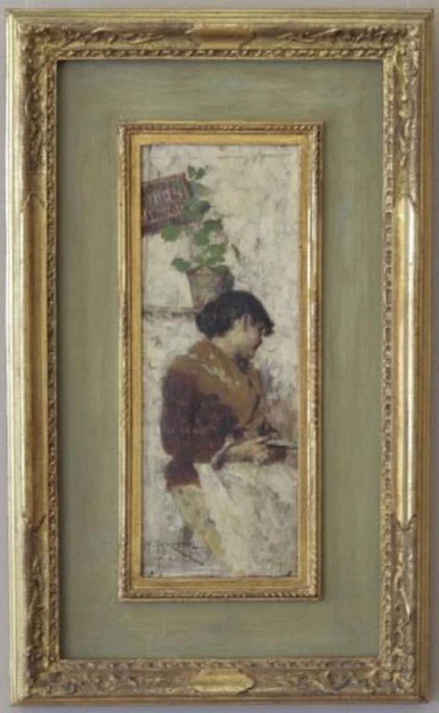 Figura femminile seduta - Galleria d'Arte Moderna. Collezione Grassi,Milano